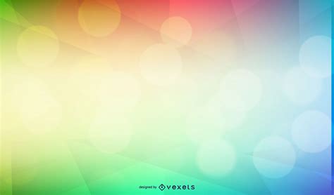 Multicolor Gradient Bokeh Background Vector Download