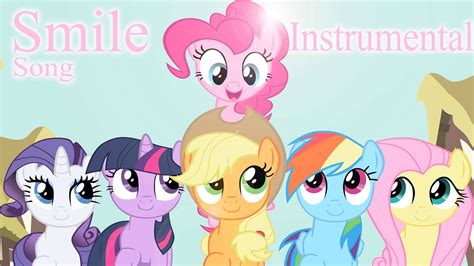 [MLP] Smile Song - Instrumental + Lyrics | Little pony, Pony, My little ...