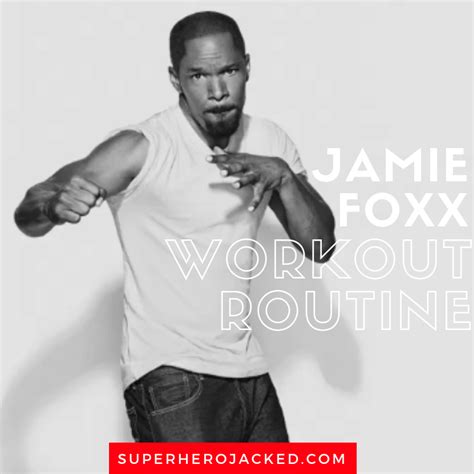 Jamie Foxx Workout and Diet Plan: Train like Ray Charles meets Electro