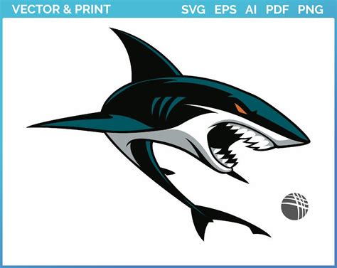 San Jose Sharks - Alternate Logo (2016) - Hockey Sports Vector SVG Logo ...