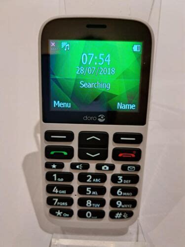 Doro 1370 - White (Unlocked) Mobile Phone - BIG BUTTON & SIMPLE ...