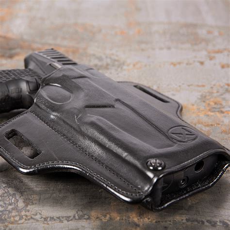 SilencerCo: Maxim 9 Galco Leather Holster - Short Configuration