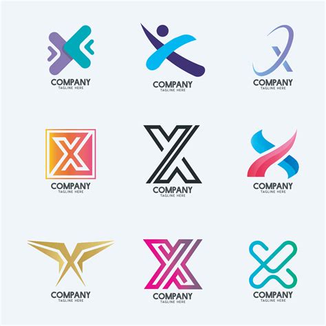 Creative Minimal Letter X logo design. Premium business logotype ...