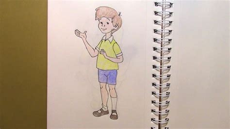 439 - How to Draw Christopher Robin from Winnie the Pooh - YouTube