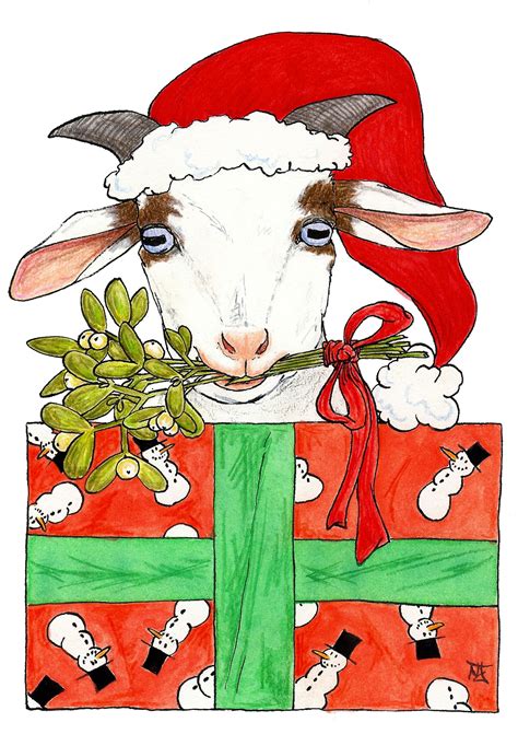 Funny Goat Christmas Cards | Christmas Carol