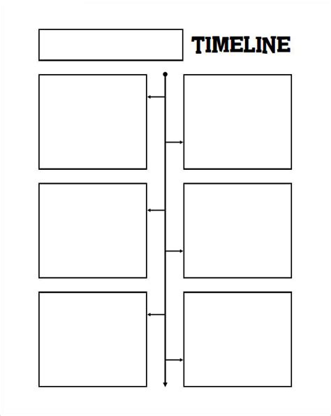 FREE 9+ Blank Timeline Templates in PDF | MS Word