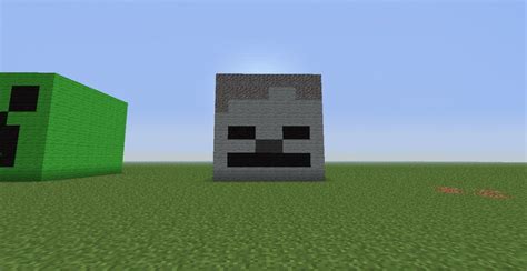 Minecraft Skeleton Head 3D