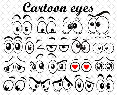 Free Svg Cartoon Eyes - 1419+ SVG File for Silhouette - Free SGV Link