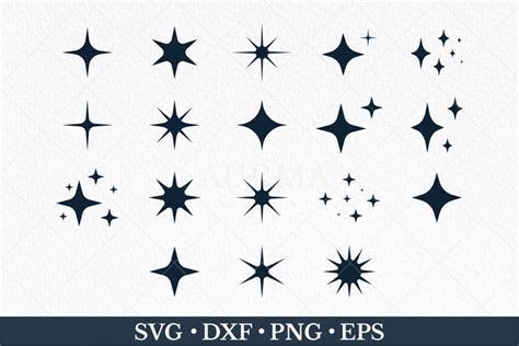 Sparkle Svg Bundle Star Svg Glitter Svg Shine Svg Stars Lupon Gov Ph ...