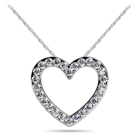 Perfect Diamond Heart Pendant