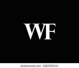 Wf Logo Design Vector Template Stock Vector (Royalty Free) 2287692111 | Shutterstock