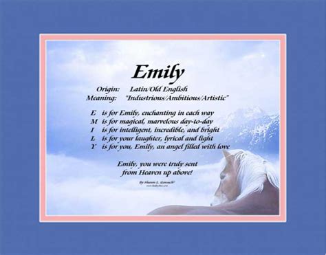 Emily - Girl's name meaning, origin, and popularity | Lindseyboo