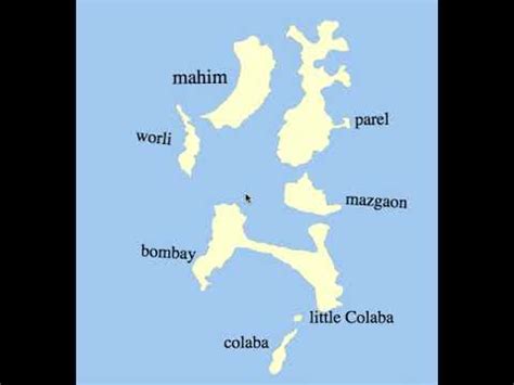 Name of 7 islands of mumbai 1845 land Reclamation Project - YouTube