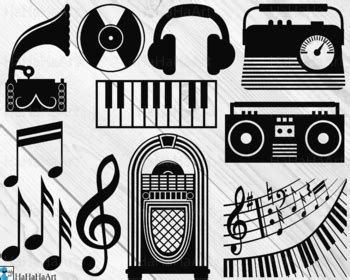 60s Music Clipart