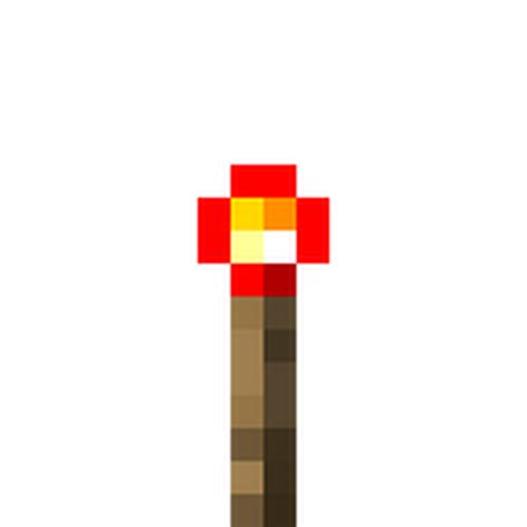 Minecraft Redstone Torch Template