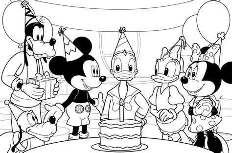 Mickey Mouse Clubhouse Coloring Pages Disney