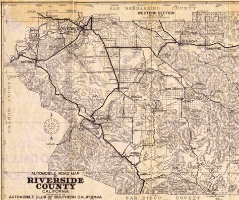 Map Of Riverside County California Free Printable Riverside County - Printable Map Of Riverside ...