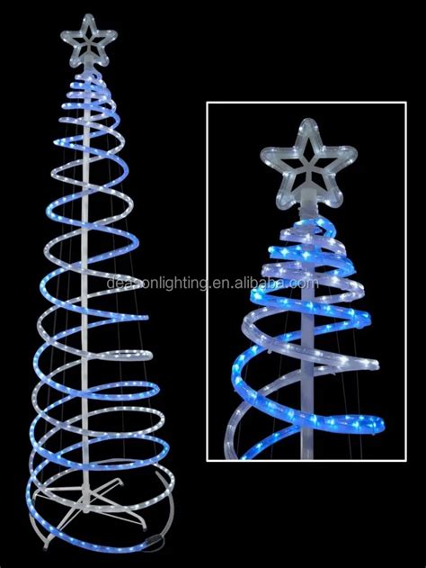 Double Spiral Rope Light Christmas Tree - Buy Led Spiral Christmas Tree ...