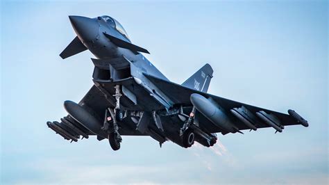 RAF Typhoons intercept Russian 'Cold War era' aircraft flying near UK ...