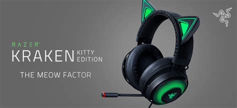 RAZER KRAKEN KITTY EDITION RAZER CHROMA USB GAMING HEADSET (BLACK) – DataBlitz