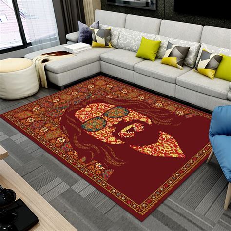 Big Lebowski Rug, Dude Lebowski Rug, Colorful Rug, Home Decor, Carpet ...