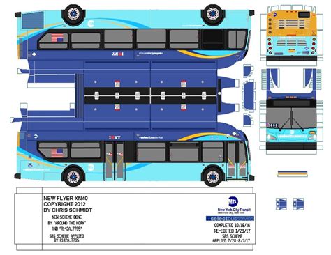 Pin by Keith Blackman on MTA New York City Bus | Paper models, Bus, New york city