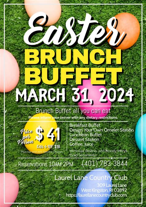 Mar 31 | Easter Sunday Brunch Buffet | Narragansett, RI Patch