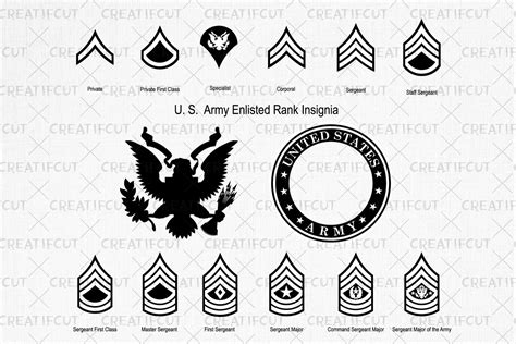 Us Army Enlisted Ranks High Res Vector Graphic Getty - vrogue.co
