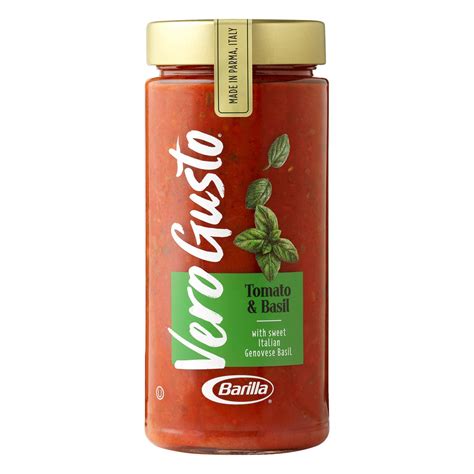 Barilla Vero Gusto Tomato Basil Pasta Sauce - Shop Pasta Sauces at H-E-B