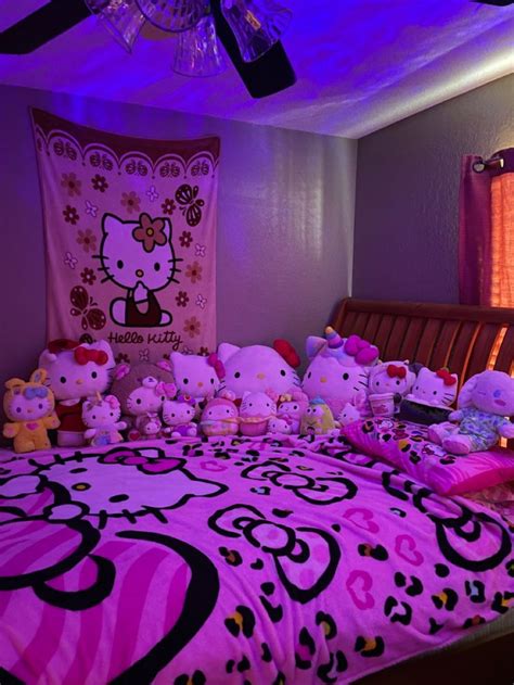 my room 😇 in 2023 | Hello kitty rooms, Hello kitty room decor, Hello kitty bedroom