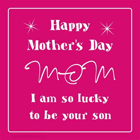 Best 50+ Happy Mother’s Day Messages from Son