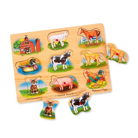 Melissa & Doug Farm Sound Puzzle - 9931279 | HSN