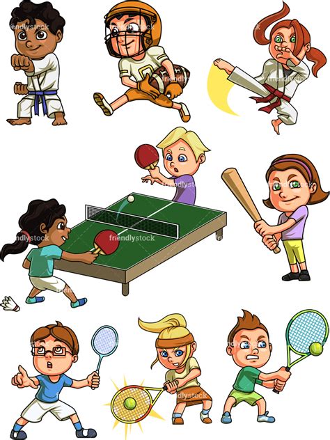 clip art kids playing sports 20 free Cliparts | Download images on ...