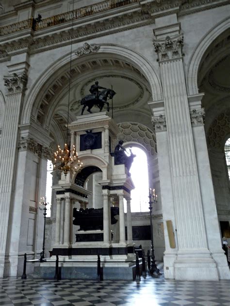 Equestrian statue of Duke of Wellington in London UK