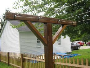 Clothesline Poles for Backyard | we began by figuring out where we ...