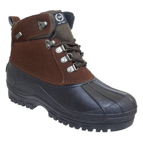 12 Units of Mens Warm Waterproof Winter Snow Boot In Brown - Men's Work Boots - at ...