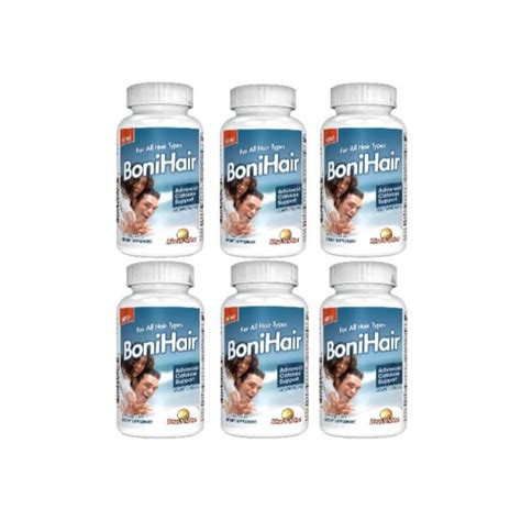 Buy BoniHair 6 Pack- Catalase Supplement - Six Bottles - 6 Month Supply - Boni Hair Catalase ...