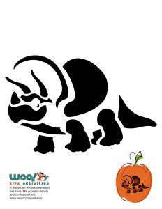 Dinosaur Printable Pumpkin Stencils | Woo! Jr. Kids Activities ...