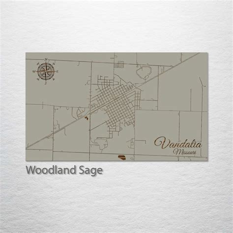 Vandalia, Missouri Street Map – Fire & Pine