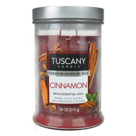 Tuscany Candle Cinnamon Scented Candle with Essential Oils - Shop Candles at H-E-B