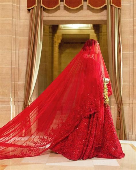 Get Priyanka Chopra's Red Lehenga On Budget! Starting from INR 30k | Red wedding lehenga ...