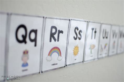 Alphabet Wall Cards and Posters for Preschool and Kindergarten