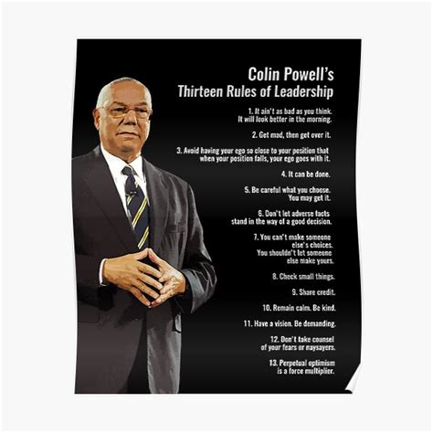 "Colin Powell | Thirteen Rules of Leadership v2 | Motivation ...