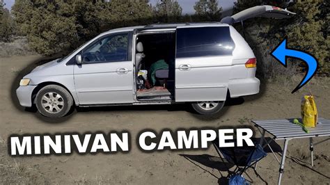 Honda Odyssey Camper Van Conversion | DIY Full Build - YouTube