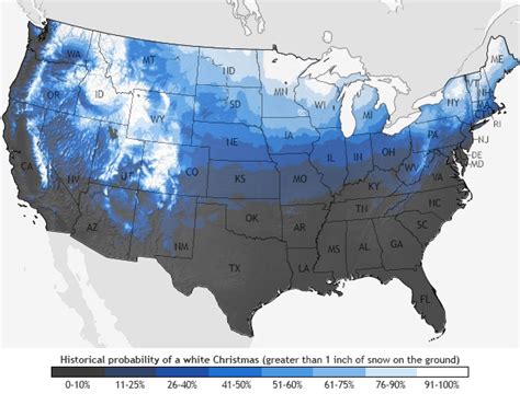 Probability of a White Christmas