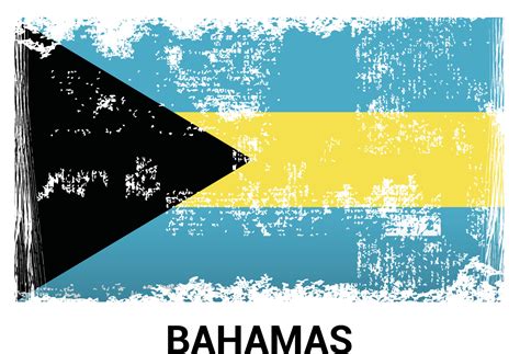 Bahamas flag design vector 13285973 Vector Art at Vecteezy