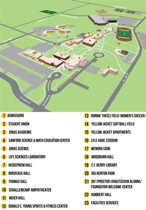 Sdsu Campus Map Printable