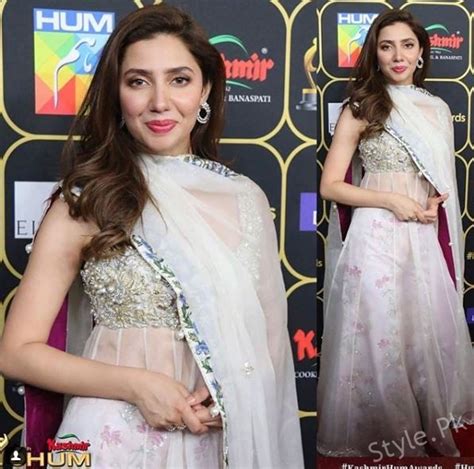 Mahira Khan opted a Desi Look at 6th HUM Awards