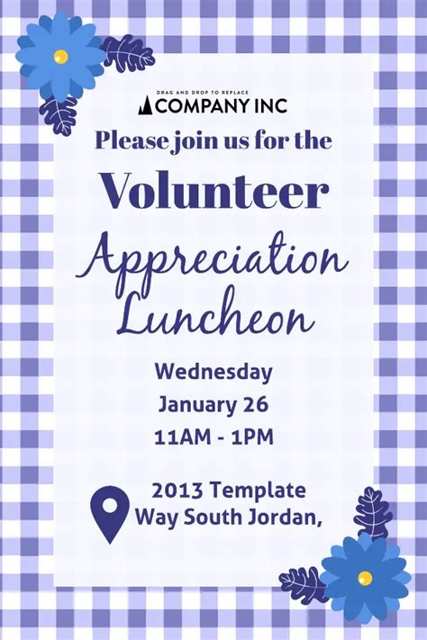 Volunteer Appreciation Invitation Template