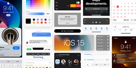 iOS 15 UI Kit | Figcomponents